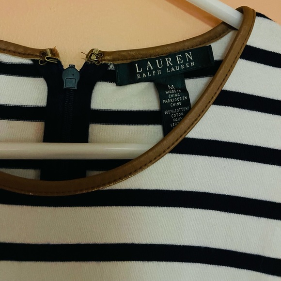 Dress Ralph Lauren striped sleeveless Small Summer Beach Cruise - Picture 5 of 5